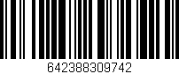 Código de barras (EAN, GTIN, SKU, ISBN): '642388309742'