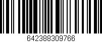 Código de barras (EAN, GTIN, SKU, ISBN): '642388309766'