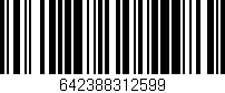 Código de barras (EAN, GTIN, SKU, ISBN): '642388312599'