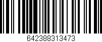 Código de barras (EAN, GTIN, SKU, ISBN): '642388313473'