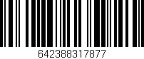 Código de barras (EAN, GTIN, SKU, ISBN): '642388317877'