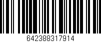 Código de barras (EAN, GTIN, SKU, ISBN): '642388317914'