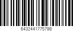 Código de barras (EAN, GTIN, SKU, ISBN): '6432441775799'