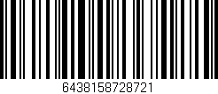 Código de barras (EAN, GTIN, SKU, ISBN): '6438158728721'