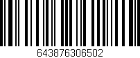 Código de barras (EAN, GTIN, SKU, ISBN): '643876306502'