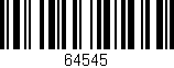 Código de barras (EAN, GTIN, SKU, ISBN): '64545'