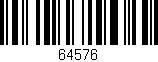 Código de barras (EAN, GTIN, SKU, ISBN): '64576'