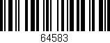 Código de barras (EAN, GTIN, SKU, ISBN): '64583'