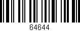 Código de barras (EAN, GTIN, SKU, ISBN): '64644'