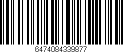 Código de barras (EAN, GTIN, SKU, ISBN): '6474084339877'