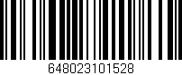 Código de barras (EAN, GTIN, SKU, ISBN): '648023101528'