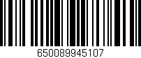 Código de barras (EAN, GTIN, SKU, ISBN): '650089945107'