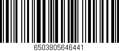Código de barras (EAN, GTIN, SKU, ISBN): '6503805646441'