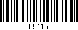 Código de barras (EAN, GTIN, SKU, ISBN): '65115'
