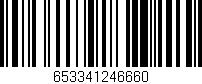 Código de barras (EAN, GTIN, SKU, ISBN): '653341246660'