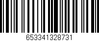 Código de barras (EAN, GTIN, SKU, ISBN): '653341328731'