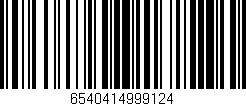Código de barras (EAN, GTIN, SKU, ISBN): '6540414999124'