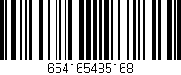 Código de barras (EAN, GTIN, SKU, ISBN): '654165485168'