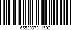 Código de barras (EAN, GTIN, SKU, ISBN): '6552367311502'