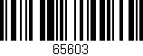 Código de barras (EAN, GTIN, SKU, ISBN): '65603'
