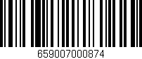 Código de barras (EAN, GTIN, SKU, ISBN): '659007000874'