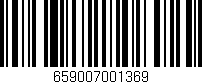 Código de barras (EAN, GTIN, SKU, ISBN): '659007001369'