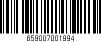 Código de barras (EAN, GTIN, SKU, ISBN): '659007001994'