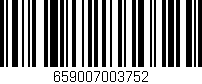 Código de barras (EAN, GTIN, SKU, ISBN): '659007003752'