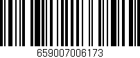 Código de barras (EAN, GTIN, SKU, ISBN): '659007006173'