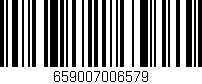 Código de barras (EAN, GTIN, SKU, ISBN): '659007006579'