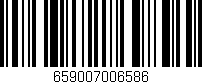 Código de barras (EAN, GTIN, SKU, ISBN): '659007006586'