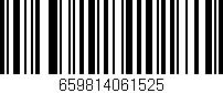 Código de barras (EAN, GTIN, SKU, ISBN): '659814061525'