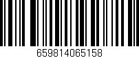 Código de barras (EAN, GTIN, SKU, ISBN): '659814065158'