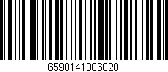 Código de barras (EAN, GTIN, SKU, ISBN): '6598141006820'