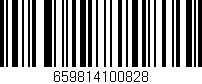 Código de barras (EAN, GTIN, SKU, ISBN): '659814100828'