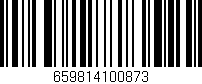 Código de barras (EAN, GTIN, SKU, ISBN): '659814100873'