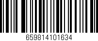 Código de barras (EAN, GTIN, SKU, ISBN): '659814101634'