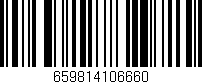 Código de barras (EAN, GTIN, SKU, ISBN): '659814106660'