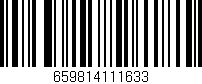 Código de barras (EAN, GTIN, SKU, ISBN): '659814111633'