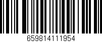 Código de barras (EAN, GTIN, SKU, ISBN): '659814111954'