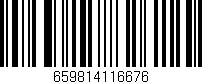 Código de barras (EAN, GTIN, SKU, ISBN): '659814116676'