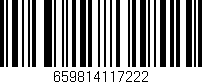 Código de barras (EAN, GTIN, SKU, ISBN): '659814117222'