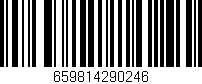Código de barras (EAN, GTIN, SKU, ISBN): '659814290246'