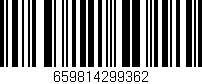 Código de barras (EAN, GTIN, SKU, ISBN): '659814299362'