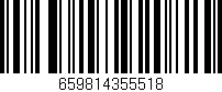 Código de barras (EAN, GTIN, SKU, ISBN): '659814355518'