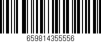 Código de barras (EAN, GTIN, SKU, ISBN): '659814355556'