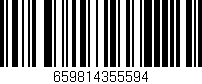 Código de barras (EAN, GTIN, SKU, ISBN): '659814355594'