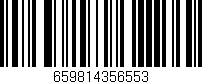 Código de barras (EAN, GTIN, SKU, ISBN): '659814356553'