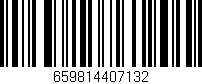 Código de barras (EAN, GTIN, SKU, ISBN): '659814407132'