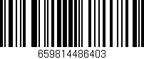 Código de barras (EAN, GTIN, SKU, ISBN): '659814486403'